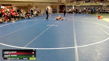 70 lbs Semis (4 Team) - James Lumley, Rocori vs Mason Adkins, Bemidji