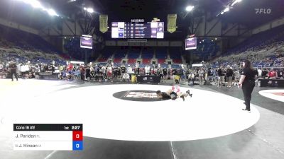 144 lbs Cons 16 #2 - Jayce Paridon, FL vs Jabari Hinson, IA