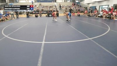 138 lbs Sawyer Spaulding, Kansas vs Drayger Cloward, Utah Gold