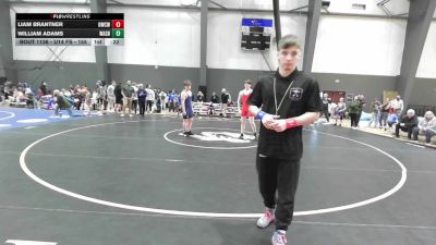U14 FS - 155 lbs Quarters - Jeremiah Barnett, Wrestling Club Tacoma Slam vs Nathan McCallon, Honey Badger Wrestling Club