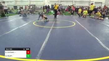 55-B lbs Semifinal - Elijah Crihfield, WV vs Samuel Myatt, IL