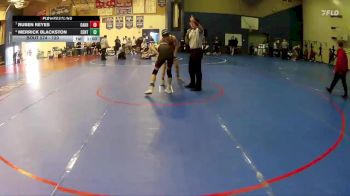 120 lbs Cons. Semi - Ruben Reyes, Oak Hills vs Merrick Blackston, Centennial (Corona)