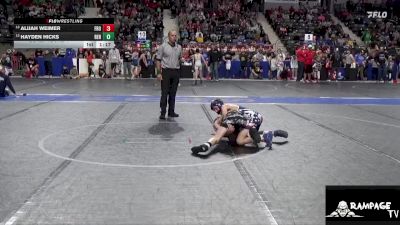 80 lbs Cons. Round 1 - Hayden Hicks, Renegades vs Alijah Weimer, Frontenac