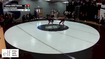 110 lbs. Cons. Round 5 - Larisza Gomez Guevara, DeKalb vs Shayla Schielein, Canton