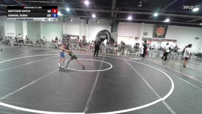 58 lbs Consolation - Matthew Hatch, Rising Sun WC vs Samuel Subia, Legends Of Gold LV