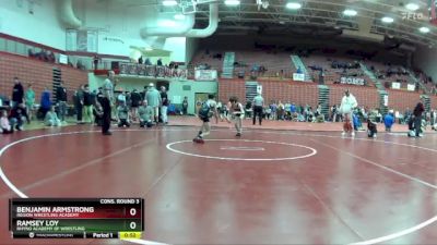 106 lbs Cons. Round 3 - Benjamin Armstrong, Region Wrestling Academy vs Ramsey Loy, Rhyno Academy Of Wrestling