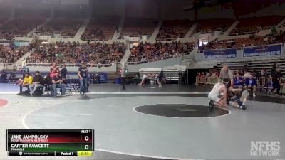 D1-157 lbs 5th Place Match - Carter Fawcett, Pinnacle vs Jake Jampolsky, Mountain View Hs (Mesa)