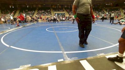 110 lbs Quarterfinal - KIMMIE DAVIS, KIPP TULSA vs Johnny Dupire, Eufaula Ironheads Wrestling Club
