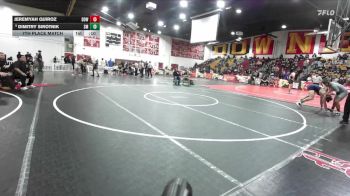 190 lbs 7th Place Match - Dimitry Sirotnik, Santa Monica vs Jeremyah Quiroz, Downey