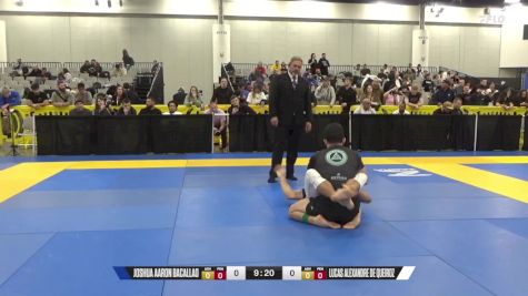 Joshua Aaron Bacallao vs Lucas Alexandre De Queiroz 2024 World IBJJF Jiu-Jitsu No-Gi Championship