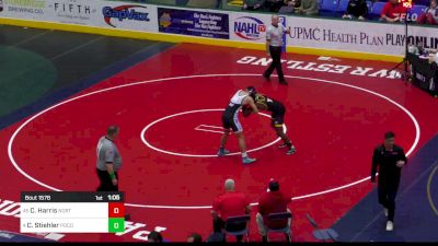 192 lbs Quarterfinal - Christian Harris, North Hills vs Christian Stiehler, Pocono Mtn West