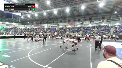 135 lbs Consi Of 8 #1 - Brady Fox, Windsor Middle School vs Levi Evans, Del Norte