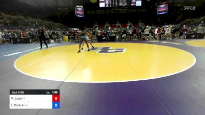 120 lbs Cons 16 #1 - Marco Loss, PA vs Elijah Collick, MD