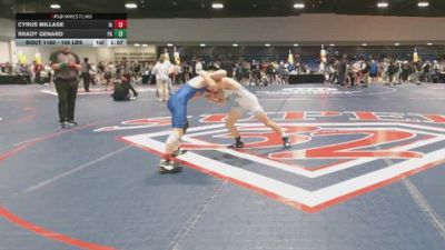 106 lbs Round Of 16 - Cyrus Millage, IA vs Brady Genard, PA