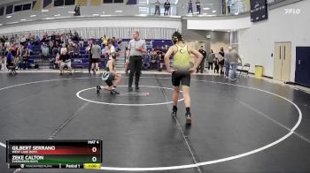115 Boys Quarterfinal - Gilbert Serrano, West Lake Boys vs Zeke Calton, Evergreen Boys