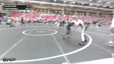 110 lbs Cons. Round 3 - Alijah Barnwell, WR - Topeka Blue Thunder vs Walker Hobbs, Hays