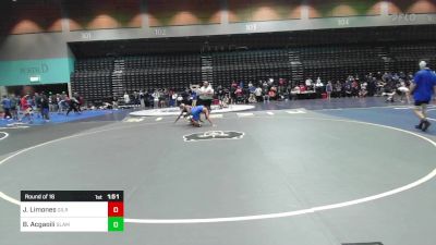 126 lbs Round Of 16 - Jose Limones, Gilroy vs Brenden Acgaoili, Slam Academy