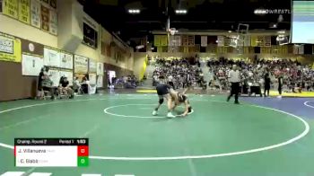 145 lbs Champ. Round 2 - Cameron Glabb, Costa Mesa vs Jovanni Villanueva, Tahquitz