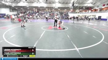 174 lbs Champ. Round 1 - Jensen Mcdermott, Benedictine College vs Thade Gottschalk, St. Ambrose University