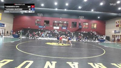207 lbs Quarterfinal - Nomaneta Iopu, Huntingdon vs Katianna Martinez, Marymount