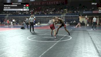 165 lbs Consi Of 16 #2 - Nicholas Kunstek, Lock Haven vs Alaa Aly, Edinboro
