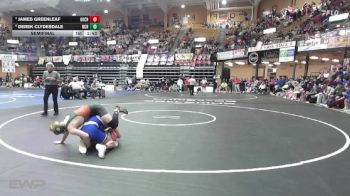 132 lbs Semifinal - Derek Clydesdale, Norton Community HS vs James Greenleaf, Greensburg-Kiowa County HS