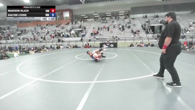 59 kg Cons. Rd Of 16 - Madison Black, Project 8 Wrestling vs Kalynn Lyons, Nebraska Wrestling Academy