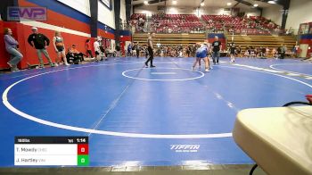 160 lbs Rr Rnd 4 - Tristan Mowdy, Checotah Matcats vs James Hartley, Vinita Kids Wrestling