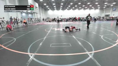 65 lbs Rr Rnd 1 - Kyle Savage, Top Flight Wrestling Academy - EL vs Colvin Smith, POWA - EL