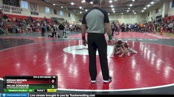85 lbs 5th Place Match - Micah Donahue, No Nonsense Wrestling vs Kegan Brown, Legends Of Gold