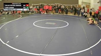190 lbs Champ. Round 2 - Dallas Stryker Simmons, White River vs Liam Lander, West Linn