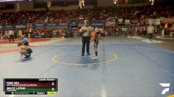 D 2 106 lbs Champ. Round 1 - Bryce Latino, Lakeshore vs Yami Hea, New Orleans Military & Maritime