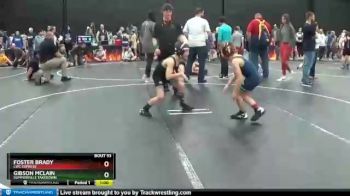 72 lbs Cons. Round 3 - Foster Brady, LWC Express vs Gibson Mclain, Summerville Takedown