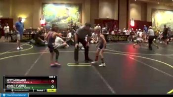 56 lbs Round 5 (6 Team) - Javier Flores, The Untouchables Purple vs Jett Mikijanis, The Untouchables Black