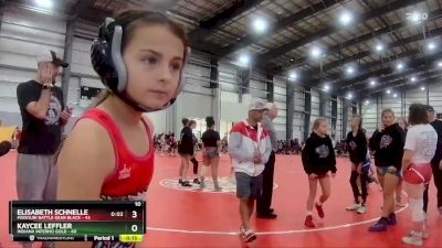 74 lbs Quarters - Isabelle True, Millard South Queens vs Ava Boursaw, Girls With Grit Red