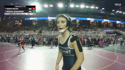 110 lbs Cons. Round 1 - Bristol McManmon, North Port H.S. vs Sarah Walsh, Middleburg