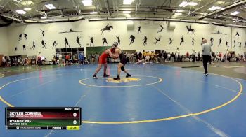 157 Freshman/Soph Quarterfinal - Skyler Cornell, Ohio Wesleyan University vs Ryan Long, Slippery Rock