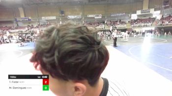 116 lbs 5th Place - Tate Fister, North Fork Miners vs Matthew Dominguez, Animal House