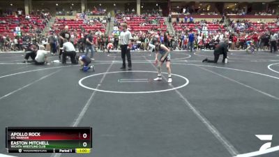 70 lbs Champ. Round 1 - Apollo Rock, STL Warrior vs Easton Mitchell, Wichita Wrestling Club