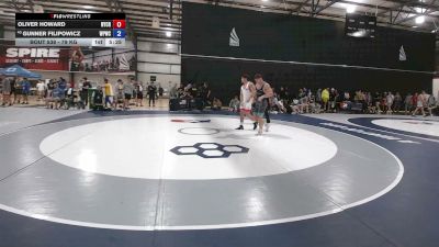 79 kg Champ. Rd Of 64 - Oliver Howard, New York City RTC vs Gunner Filipowicz, West Point Wrestling Club