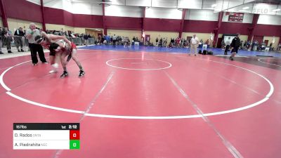 157 lbs Quarterfinal - Ocean Rados, Oneonta vs Andrew Piedrahita, New England College