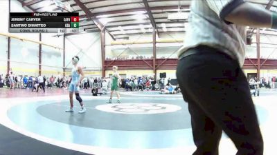 120 lbs Cons. Round 2 - Jeremy Carver, Cathedral vs Santino Dimatteo, Christian Brothers Academy