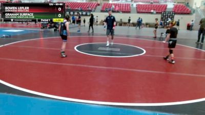 63-66 lbs Round 3 - Bowen Lefler, Darkhorse Wrestling vs Graham Surface, Wolverine Wrestling Club