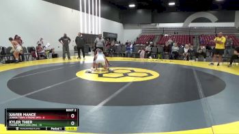 100 lbs Round 1 (8 Team) - Kyler Thier, Thorn Wrestling (MN) vs Xavier Mance, Junior Terps Xtreme (MY)