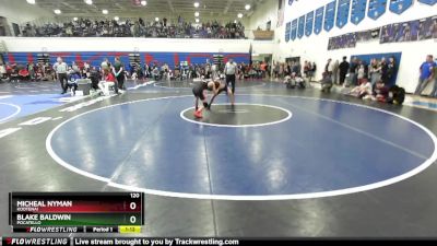 120 lbs Cons. Round 1 - Blake Baldwin, Pocatello vs Micheal Nyman, Kootenai