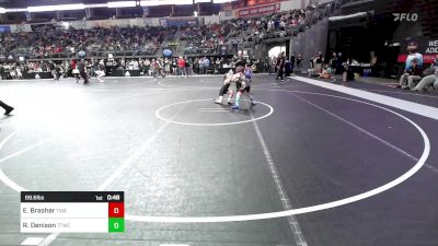 69.6 lbs Quarterfinal - Evelyn Brasher, Terminator Wrestling Academy vs Ryann Denison, Team Tulsa Wrestling Club