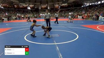 Prelims - Brayden Gibbs, Tulsa North Mabee Stampede Take Down vs Chaden Cowan, Piedmont