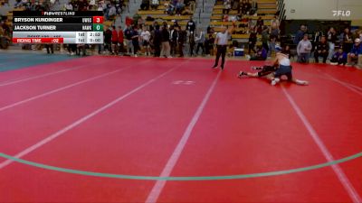 165 lbs Champ. Round 2 - Bryson Kundinger, UW-Eau Claire vs Jackson Turner, Hawkeye Community College