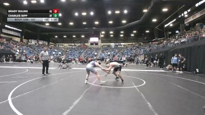 157 lbs Cons. Round 2 - Brady Duling, Friends University vs Charles Sipp, Avila