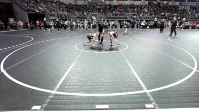 92 lbs Round Of 16 - Cooper Bradley, Odessa Youth Wrestling Club vs William Van Bruggen, Legends Of Gold